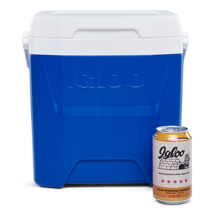 front image can::Blue::Holds up to 18 cans