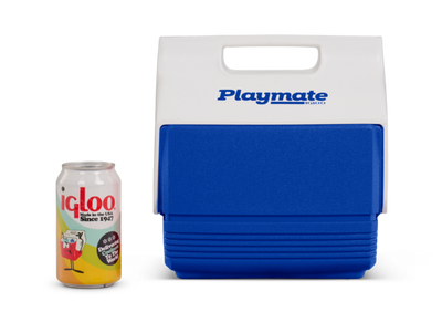 front image can::Blue::Holds up to 6 cans