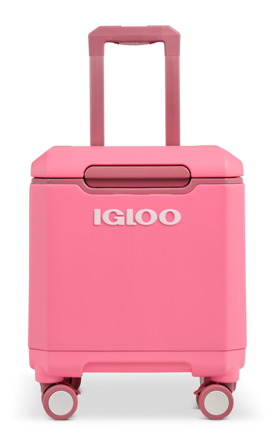 Front Image::Thrift Pink::360-degree spinner wheels
