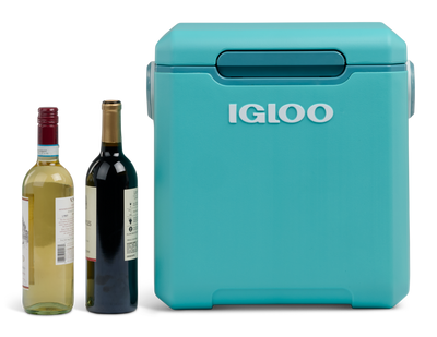 front image wine::Lagoon Teal::Holds 6 wine bottles