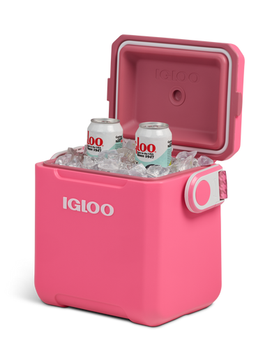 angle open ice beer::Thrift Pink::MaxCold insulation