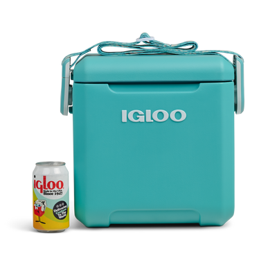 front image can::Lagoon Teal::Holds up to 14 cans