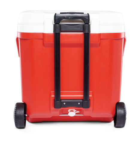 rear image::Red::Telescopic handle & wheels