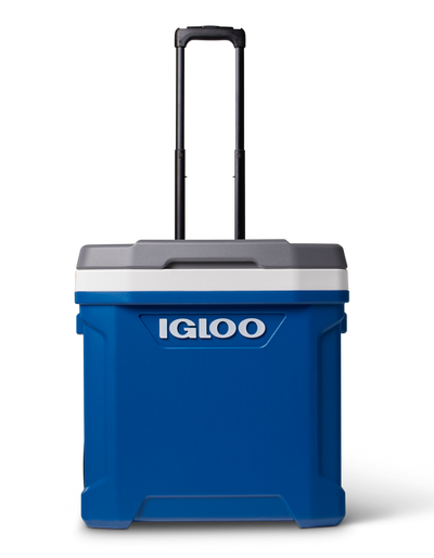 front image::Blue::Locking/telescoping handle