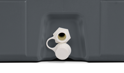 close up drain plug::Carbonite / Aegean Sea::Drain plug