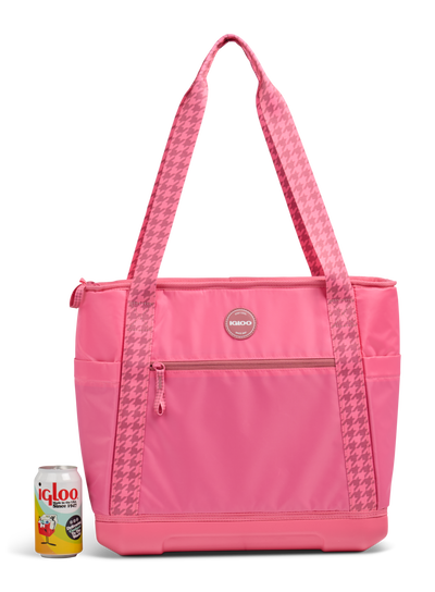 front image can::Thrift Pink::Holds up to 36 cans