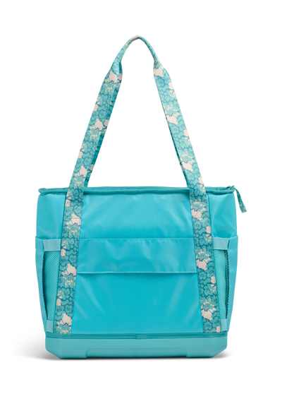 rear image::Lagoon Teal::Trolley pass-through sleeve