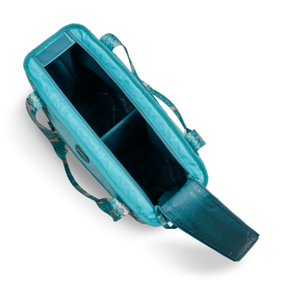 angle open empty top::Lagoon Teal::Interior divider