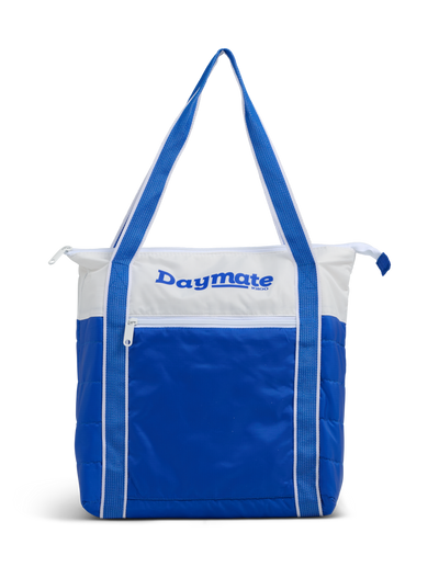 front image::Blue::Packs into front zip pocket