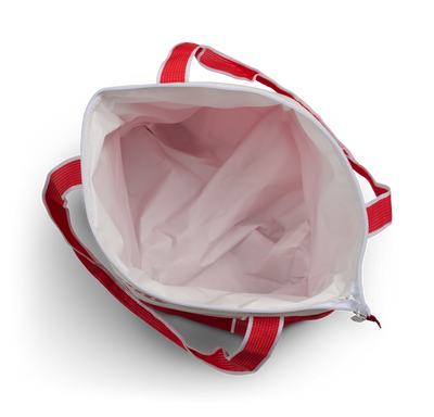 angle open empty::Red::Leak-resistant, antimicrobial liner