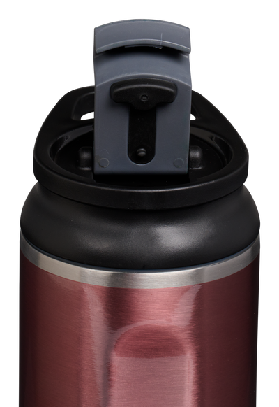 Lid Open::Flamingo::Leakproof Flip 'n' Sip lid