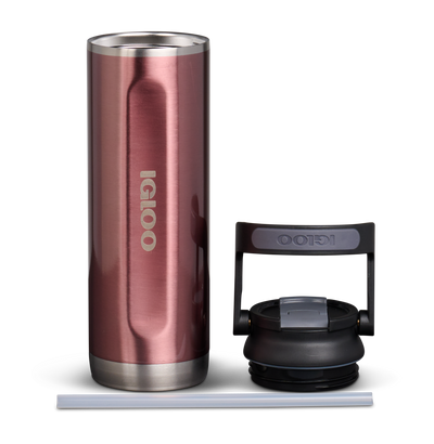 Front image lid off::Flamingo::Double-wall, vacuum insulated