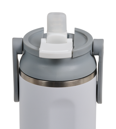 close up sipper lid::White::Leakproof Sport Sipper lid