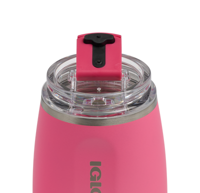 close up lid open::Thrift Pink