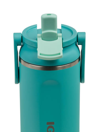 straw lid::Lagoon Teal::Leakproof Sport Sipper lid