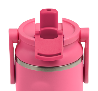 straw lid::Thrift Pink::Leakproof Sport Sipper lid