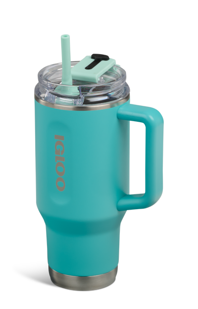 angle r straw::Lagoon Teal::Fits in standard cup holders