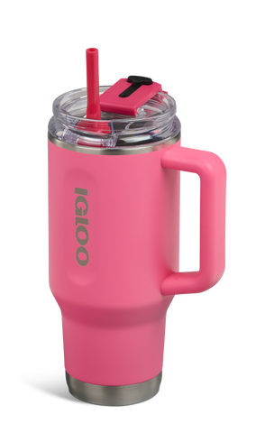 angle r straw::Thrift Pink::Fits in standard cup holders